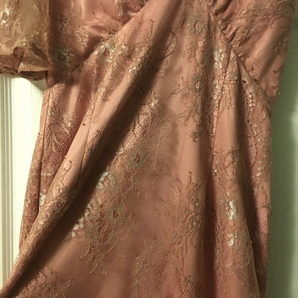 Lovers + Friends Elora Midi Dress in Metallic Rose - Picture 15 of 16